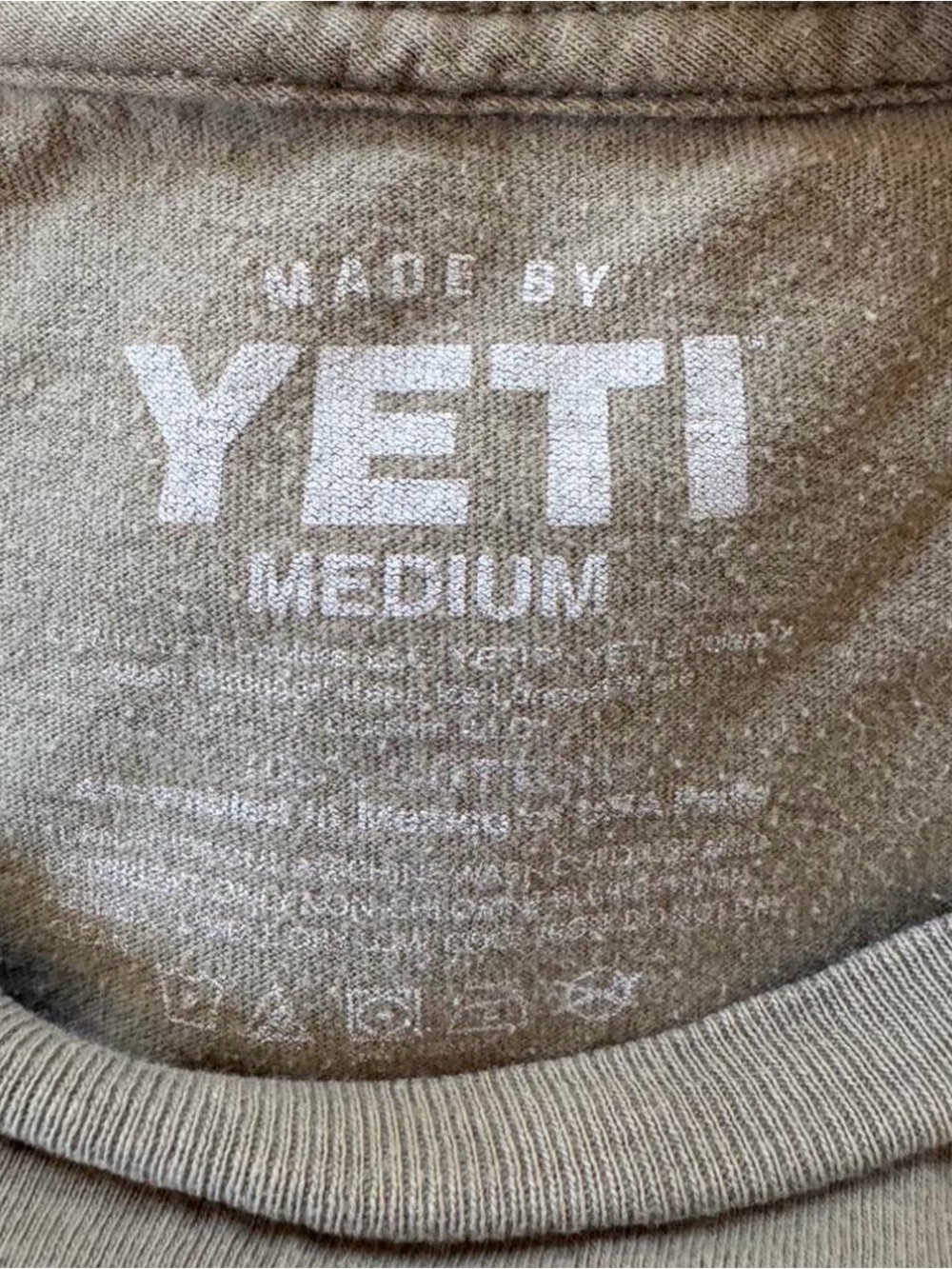Yeti Olive Green Short-Sleeve Logo Tee - Picture 2 of 3